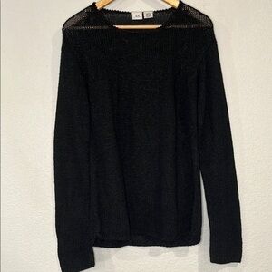 Armani Exchange linen blend soft knit relaxed sweater M